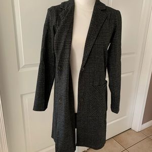graham longline plaid blazer